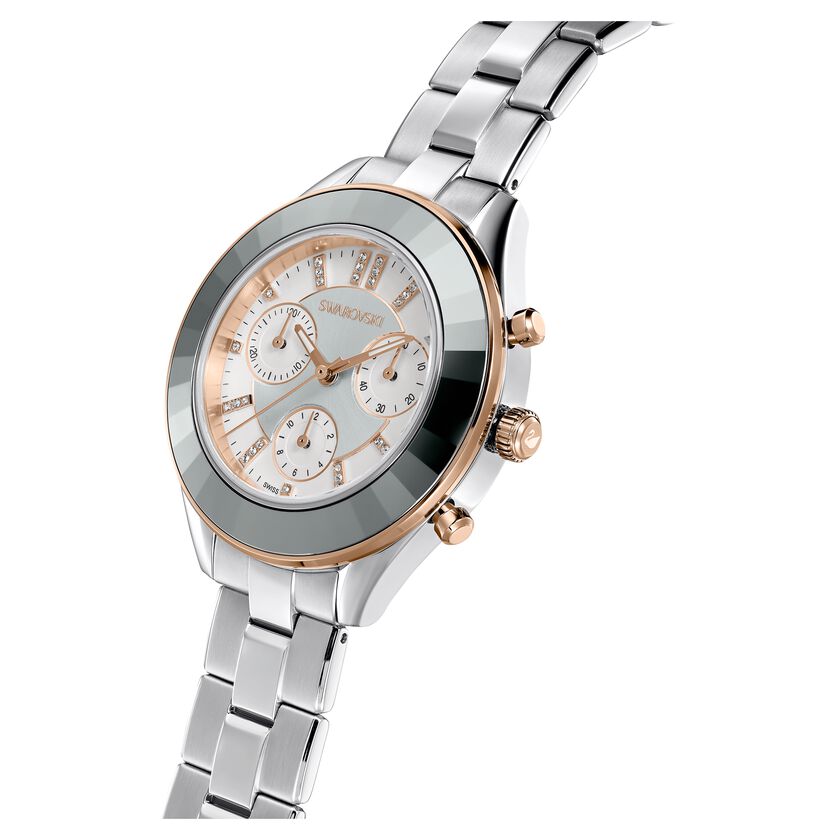 Swarovski Unisex Watch Octea Lux Sport Steel White 5610494 -korean beauty