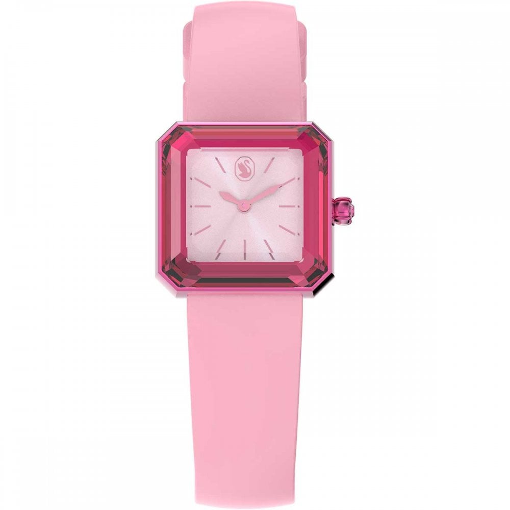 Swarovski Watch Lucent With Silicone Strap Pink 5624373 -korean beauty