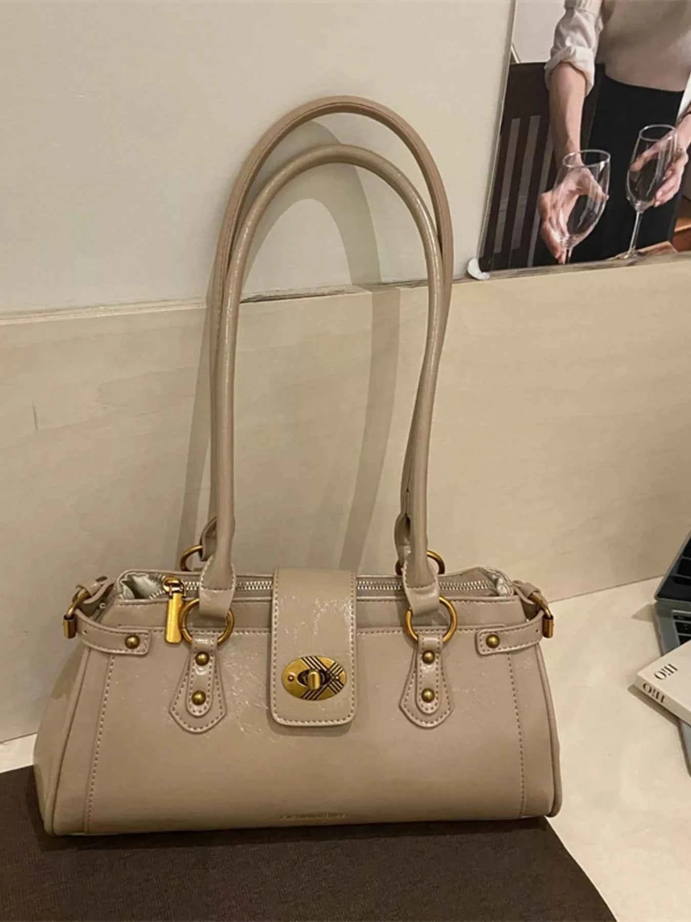 PU Leather Shoulder Bag