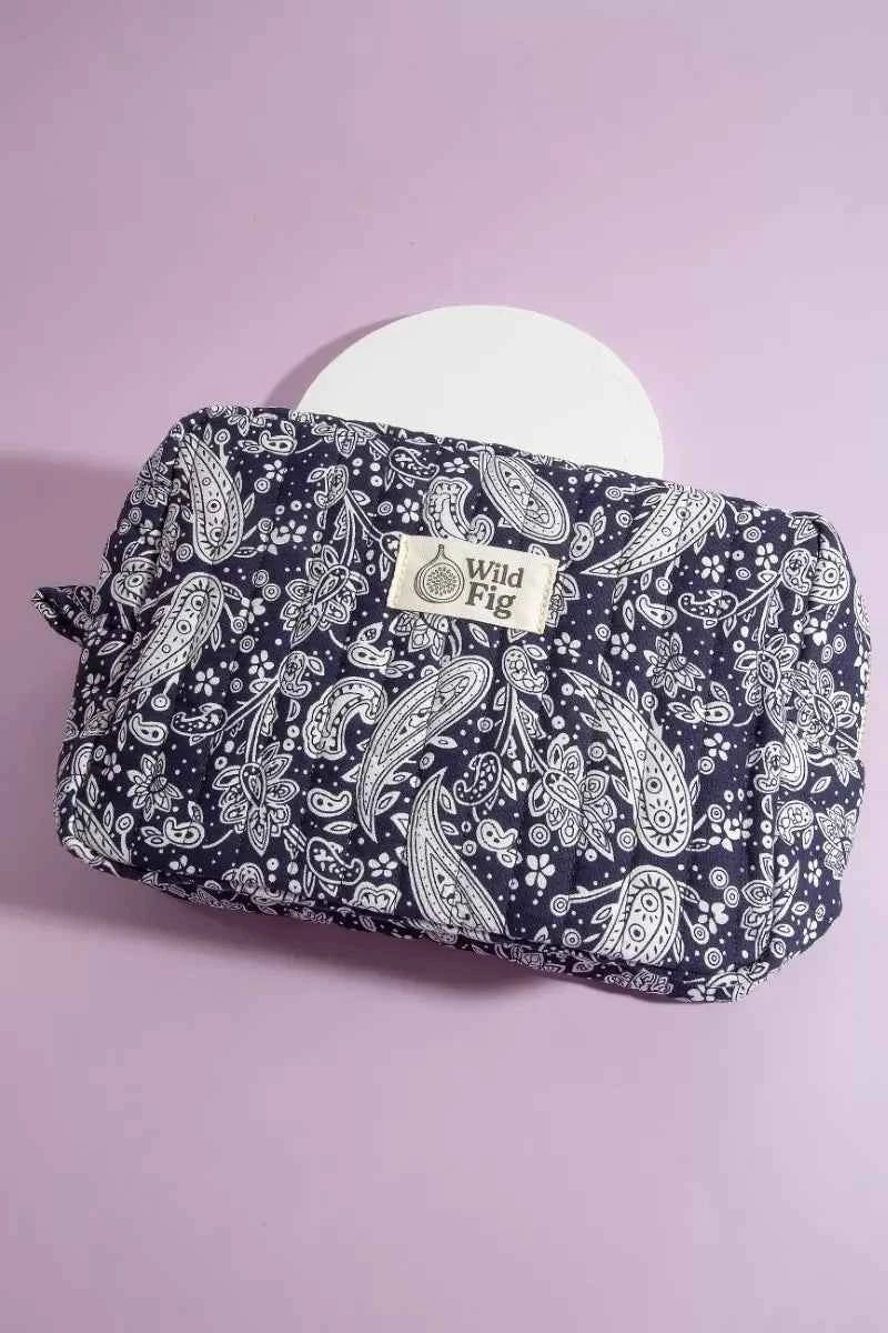 Fame Paisley Pattern Cosmetic Bag