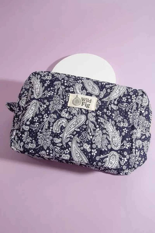 Fame Paisley Pattern Cosmetic Bag
