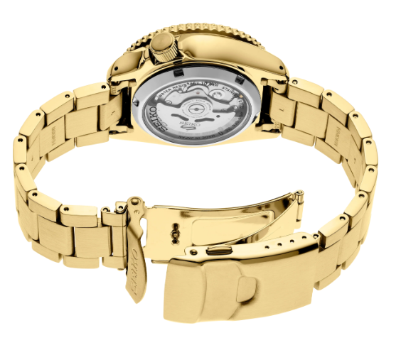 Gent'S Yellow Seiko 5 Divers Watch New Srpk18 -korean beauty