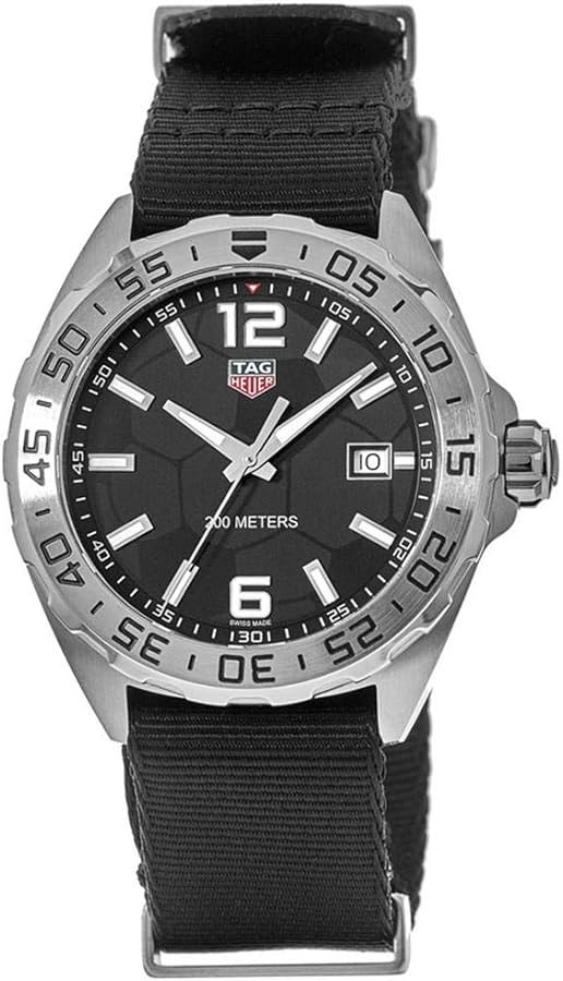 Tag Heuer Formula 1 Quartz Black Dial Black Nato Strap Watch For Men Waz1015 Fc8198 -korean beauty