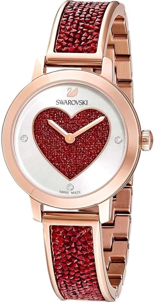 Swarovski Watch Cosmic Rock Red Heart 5483519 -korean beauty