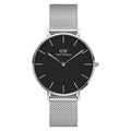 Daniel Wellington Mens Black Petite Stirling Watch Dw00100304 -korean beauty