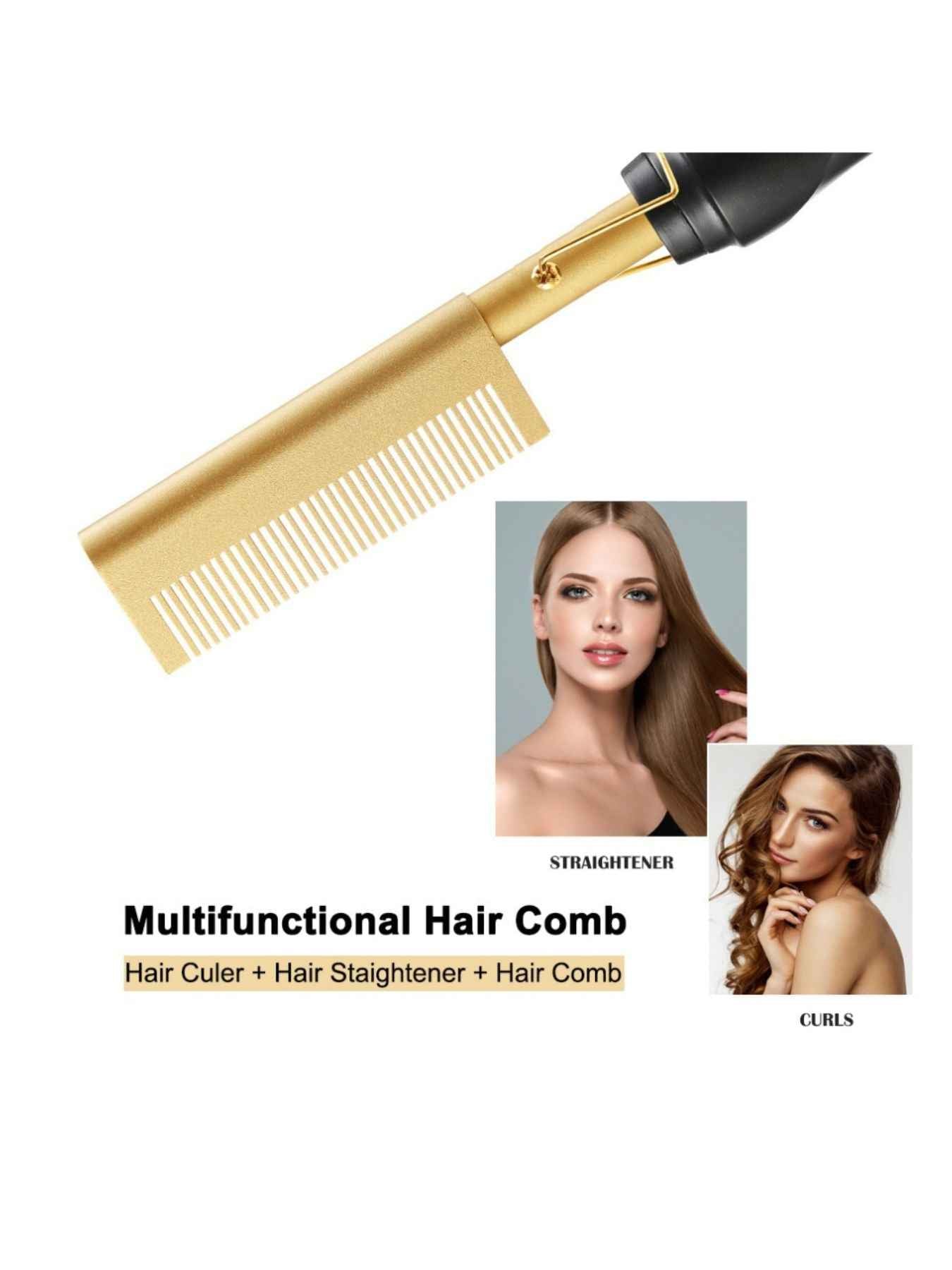 Heated Hair Straightening Comb