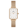 Daniel Wellington Ladies Rose Gold Quadro Watch Dw00100431 -korean beauty