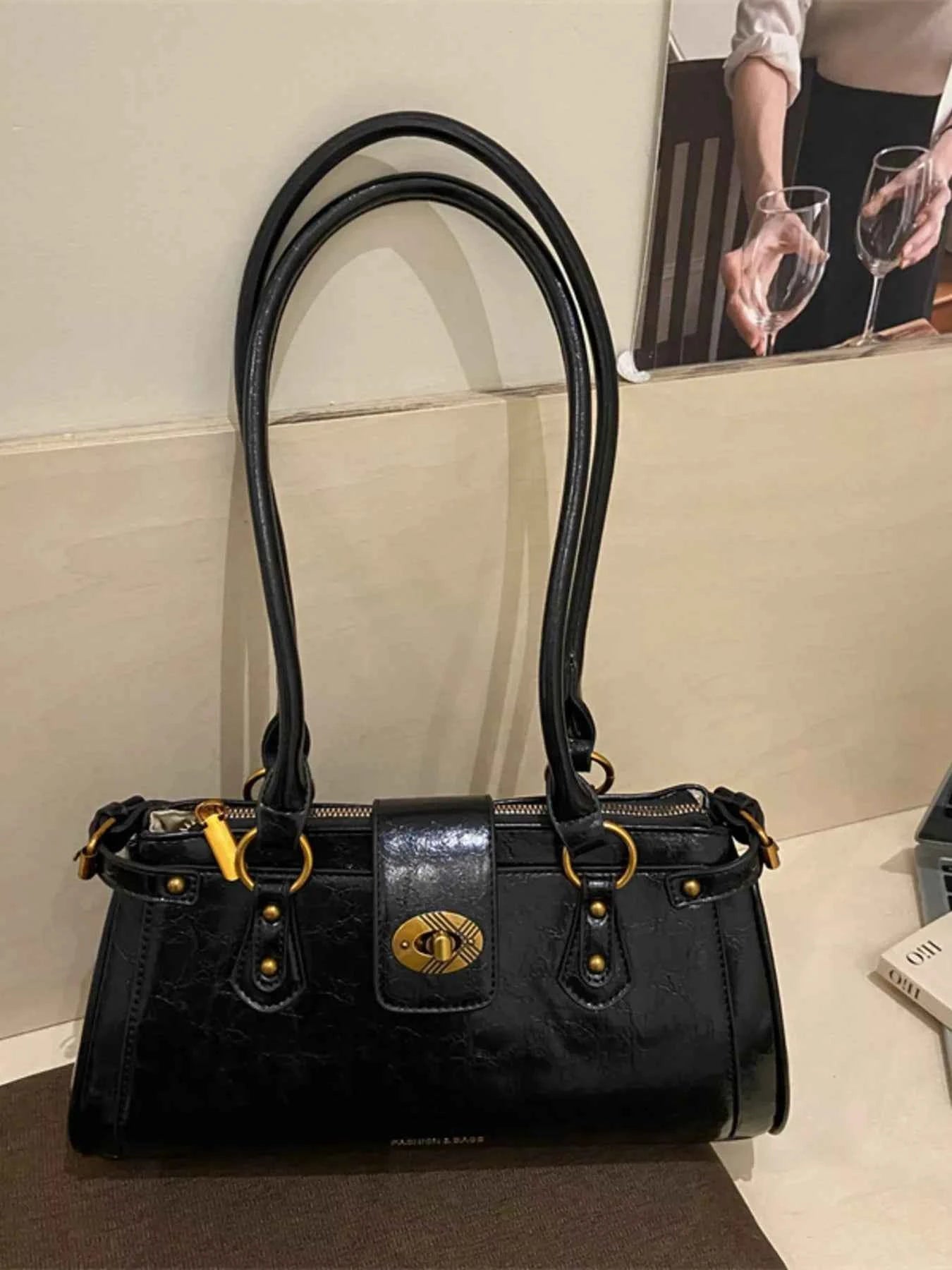 PU Leather Shoulder Bag