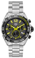 Tag Heuer Formula 1 Chronograph Grey Dial Silver Steel Strap Watch For Men Caz101ag Ba0842 -korean beauty