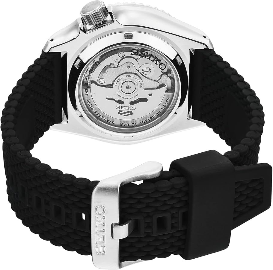 Seiko 5 Sports Auto Mens Blue Watch Srpd71k2 -korean beauty