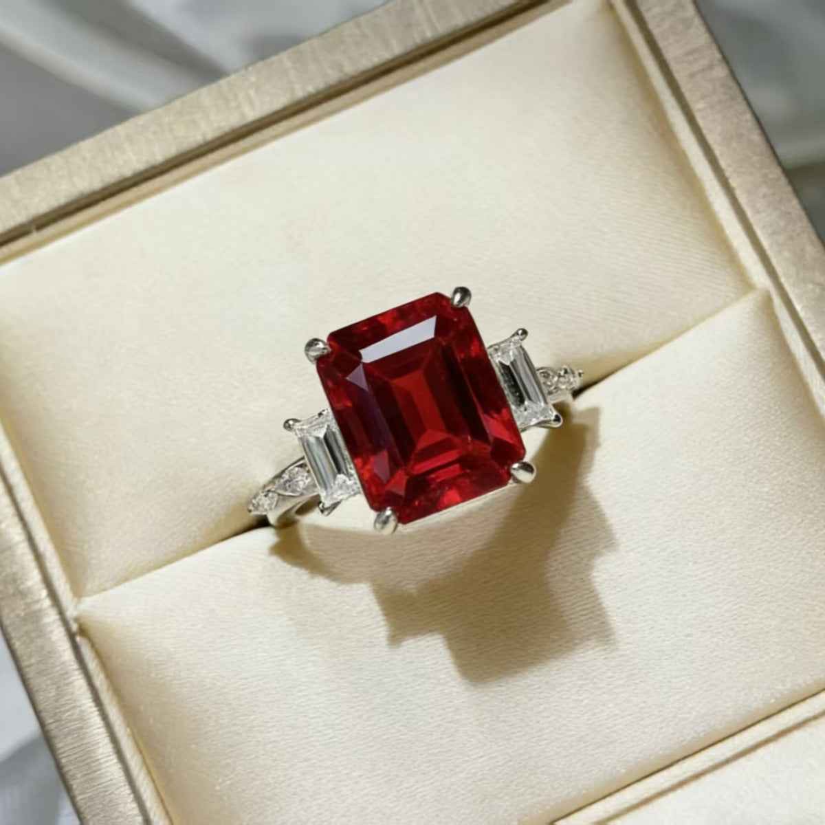 5 Carat Moissanite 925 Sterling Silver Ring