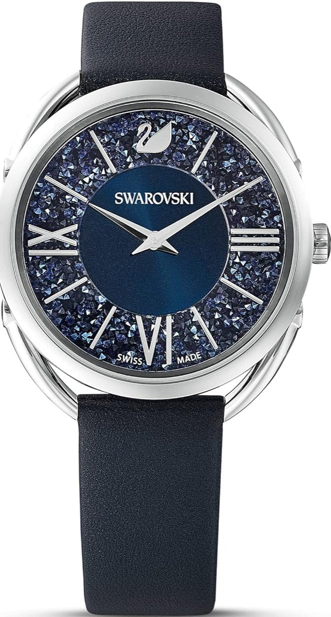 Swarovski Ladies Glam Watch Crystalline Crystal Blue 5537961 -korean beauty