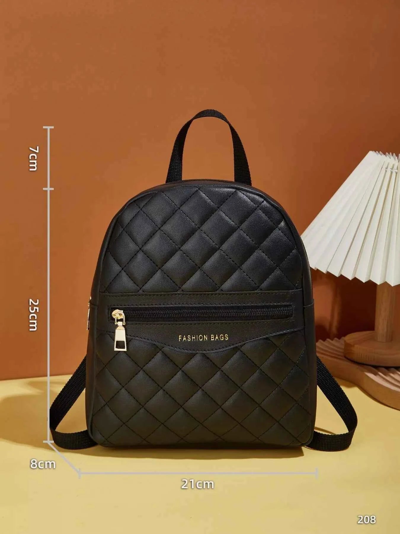 Quilted Lightweight Backpack Bag