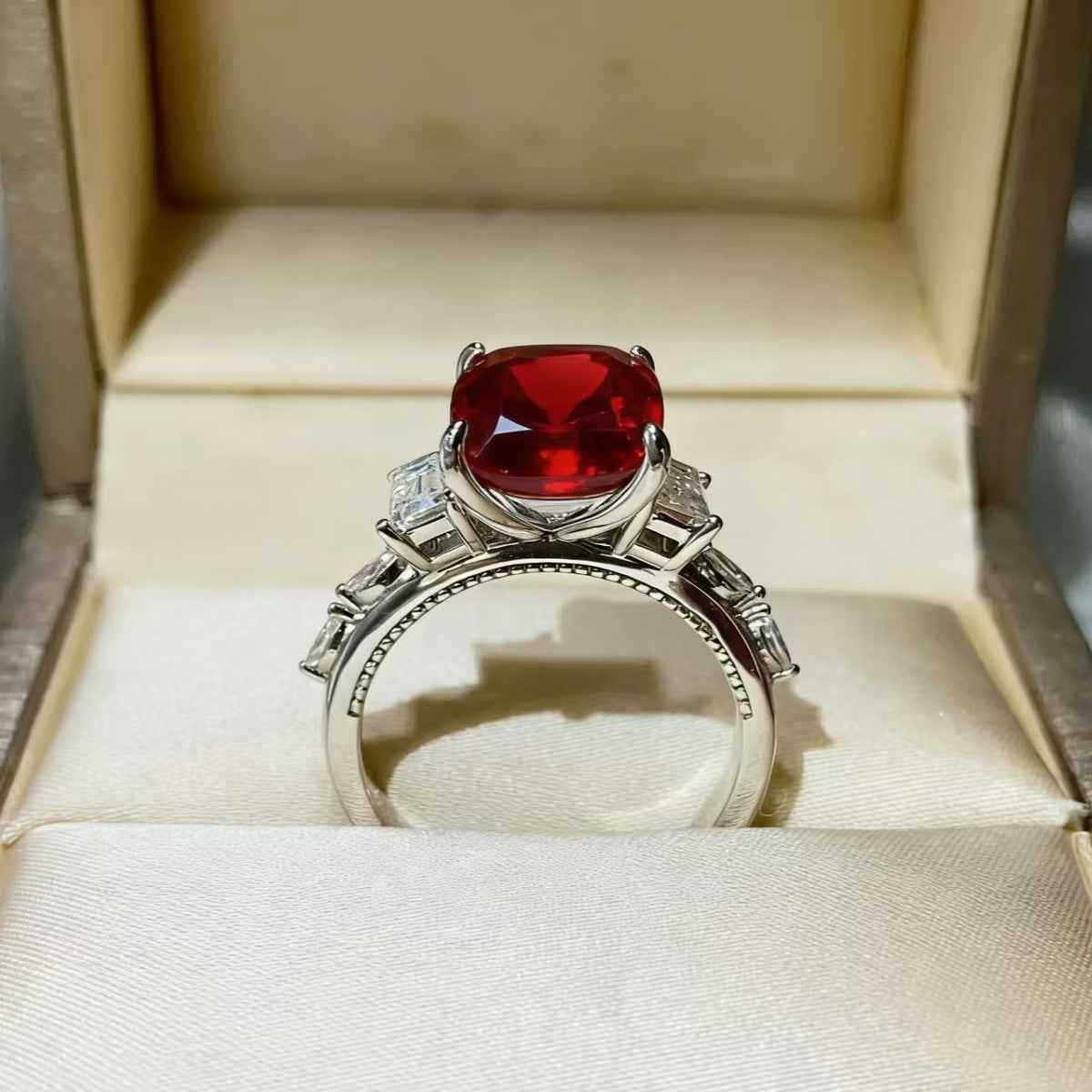 5 Carat Moissanite 925 Sterling Silver Ring