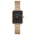 Daniel Wellington Ladies Rose Gold Quadro Watch Dw00100432 -korean beauty