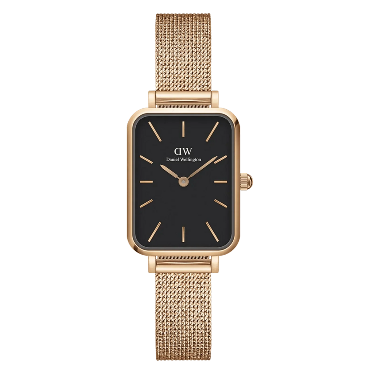 Daniel Wellington Ladies Rose Gold Quadro Watch Dw00100437 -korean beauty