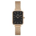 Daniel Wellington Ladies Rose Gold Quadro Watch Dw00100437 -korean beauty