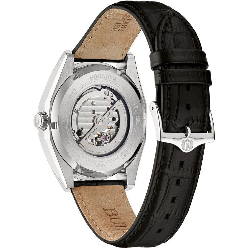 Bulova Surveyor Auto Mens Black Watch 96a273 -korean beauty