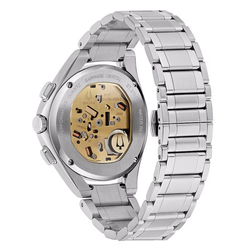 Bulova Curv Mens Green Watch 96a297 -korean beauty
