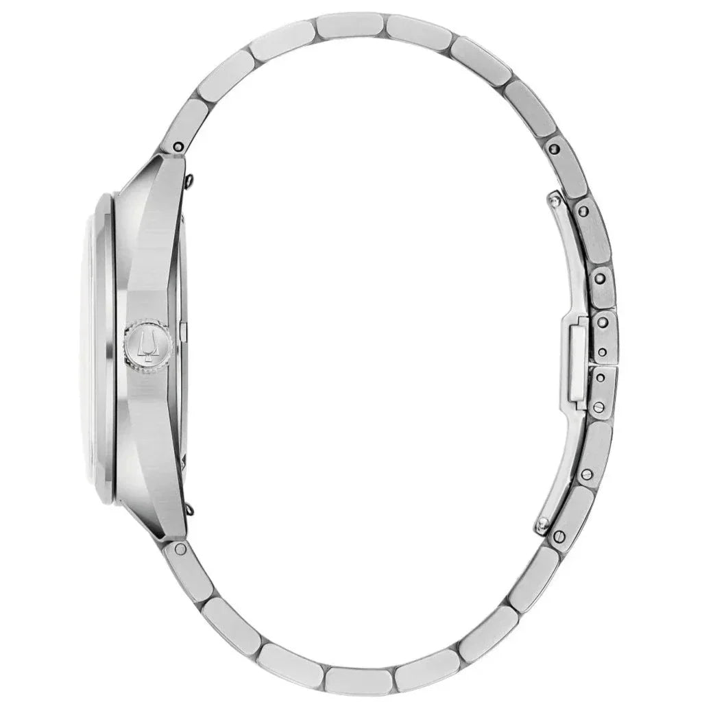 Bulova Jet Star Automatic Mens Silver Watch 96k112 -korean beauty