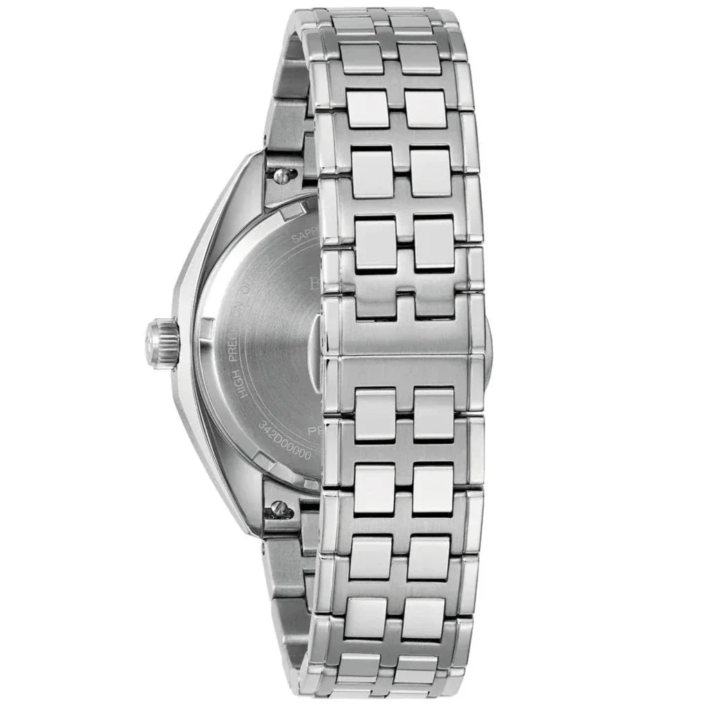 Bulova Jet Star Automatic Mens Silver Watch 96k112 -korean beauty