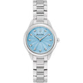 Ladies Steel Blue Dial Watch 96p250 -korean beauty
