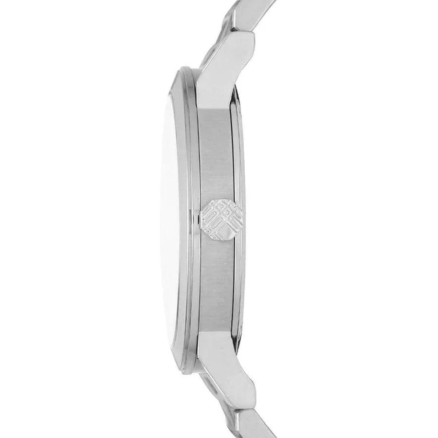 Burberry Ladies Watch Chronograph Silver Bu9750 -korean beauty