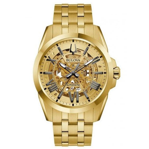 Bulova Classic Mens Gold Watch 97a162 -korean beauty