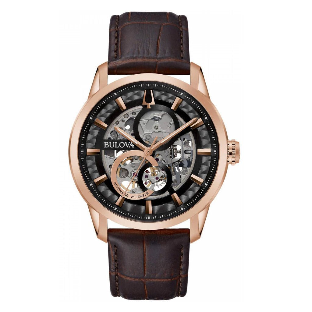 Bulova Classic Mens Grey Watch 97a169 -korean beauty