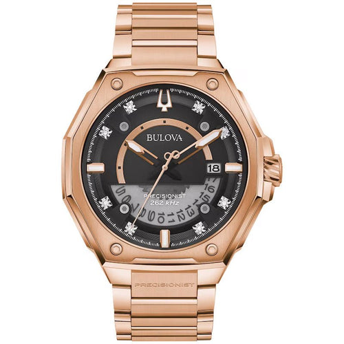 Bulova Icon Mens Black Watch 97d129 -korean beauty