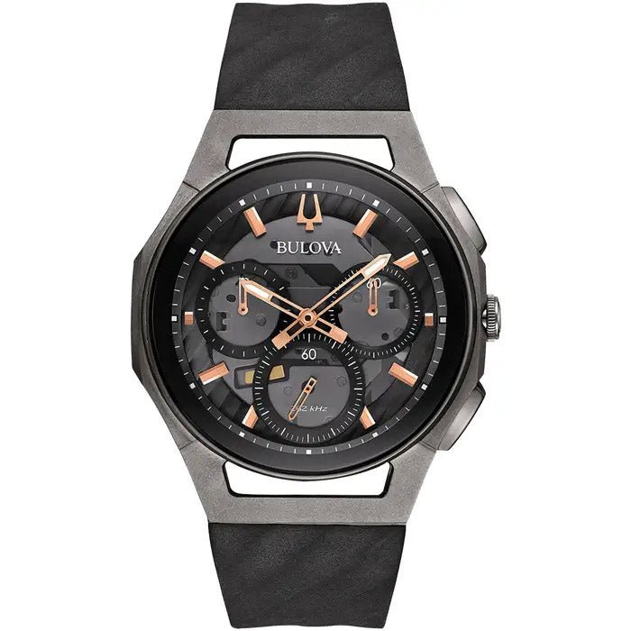 Bulova Curv Mens Grey Watch 98a162 -korean beauty