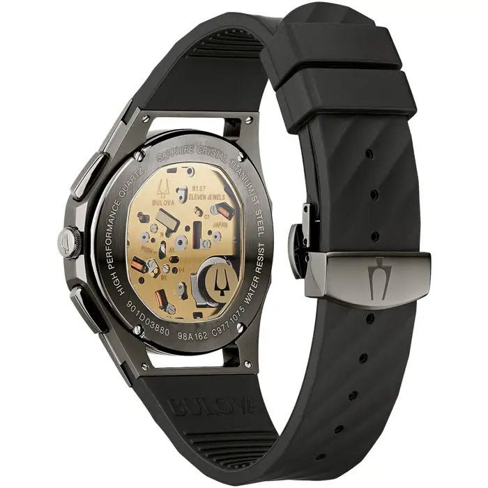 Bulova Curv Mens Grey Watch 98a162 -korean beauty