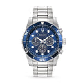 Bulova Exclusive Mens Blue Watch 98a209 -korean beauty