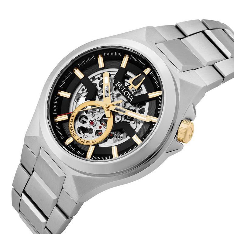Bulova Maquina Mens Black Watch 98a224 -korean beauty