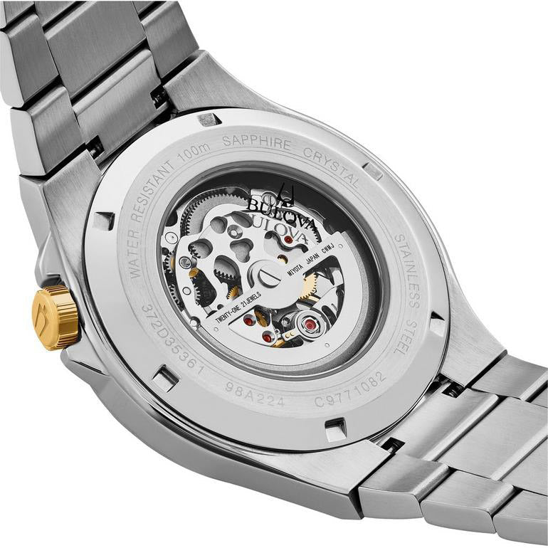 Bulova Maquina Mens Black Watch 98a224 -korean beauty