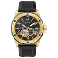 Bulova Marine Star Mens Black Watch 98a272 -korean beauty