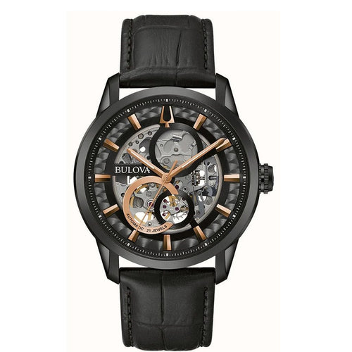 Bulova Classic Mens Black Watch 98a283 -korean beauty