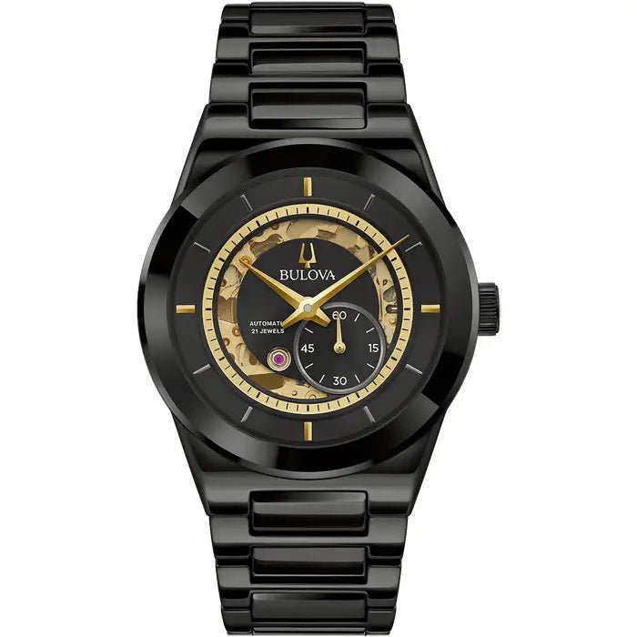 Bulova Modern Mens Gold Watch 98a291 -korean beauty
