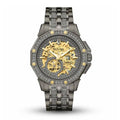 Bulova Crystal Mens Gold Watch 98a293 -korean beauty