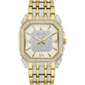Bulova Crystal Mens White Watch 98a295 -korean beauty