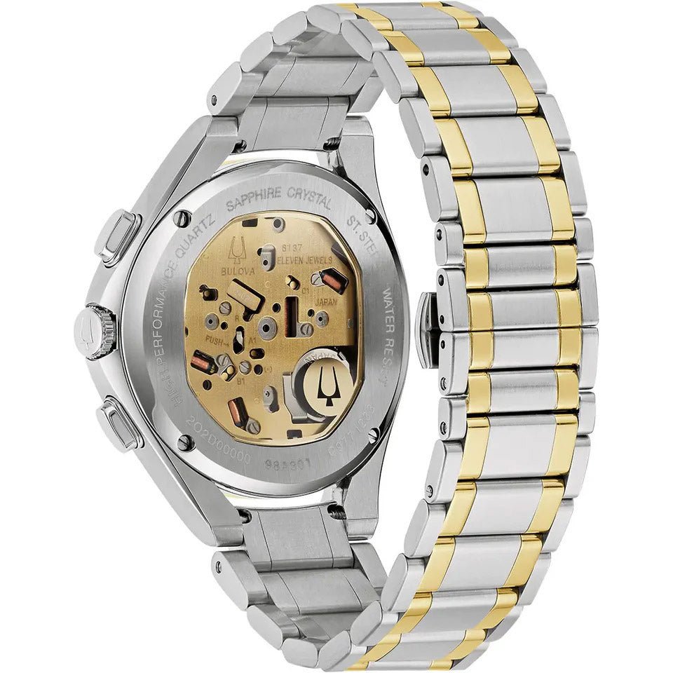 Bulova Curv Mens Grey Watch 98a301 -korean beauty