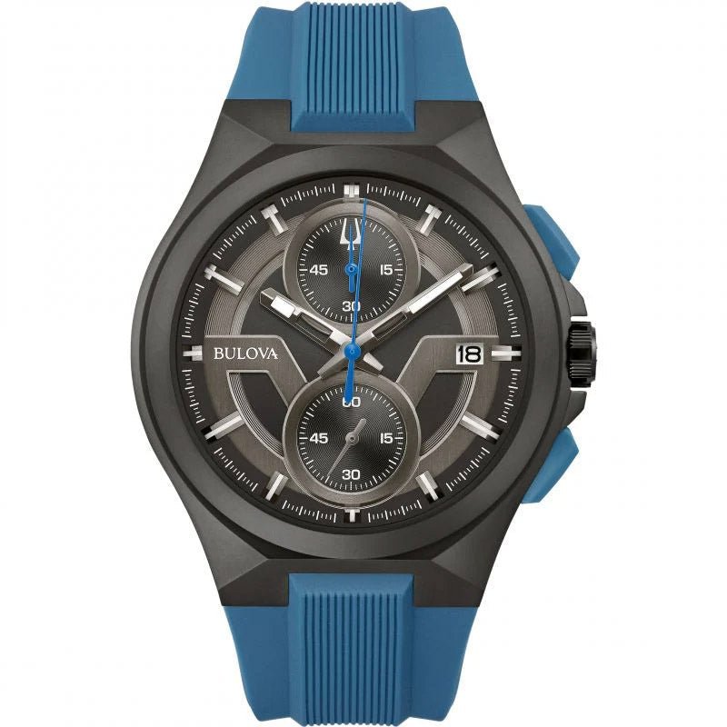 Bulova Maquina Mens Black Watch 98b380 -korean beauty