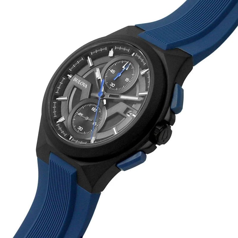 Bulova Maquina Mens Black Watch 98b380 -korean beauty