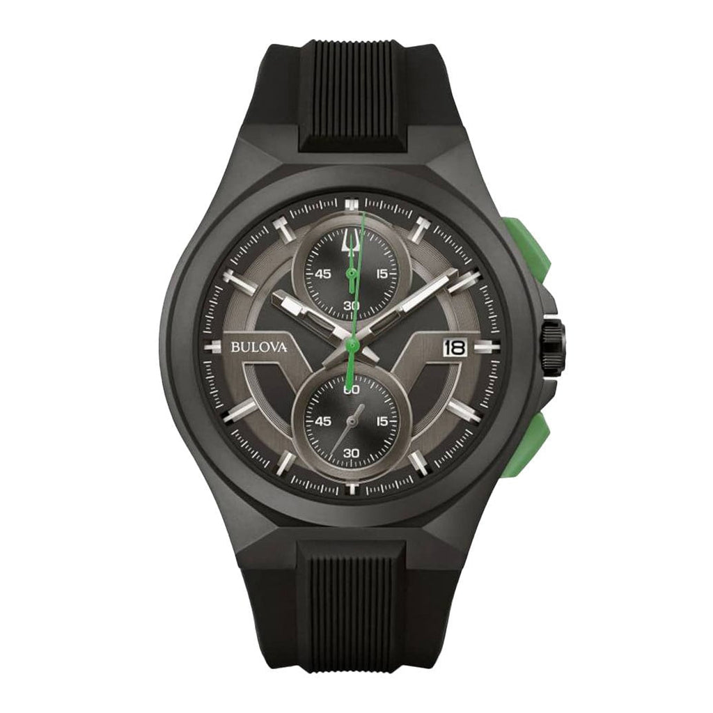 Bulova Maquina Mens Black Watch 98b381 -korean beauty
