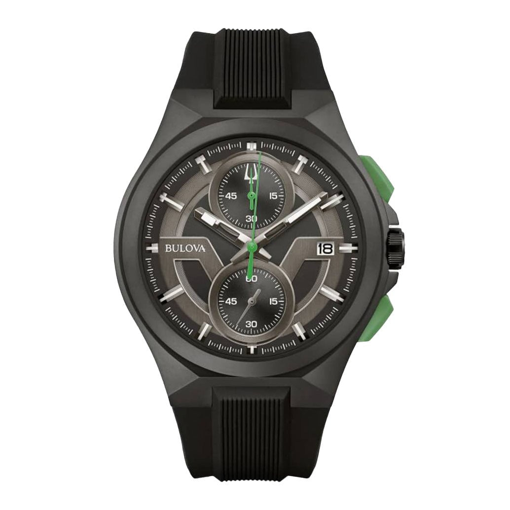 Bulova Maquina Mens Black Watch 98b381 -korean beauty