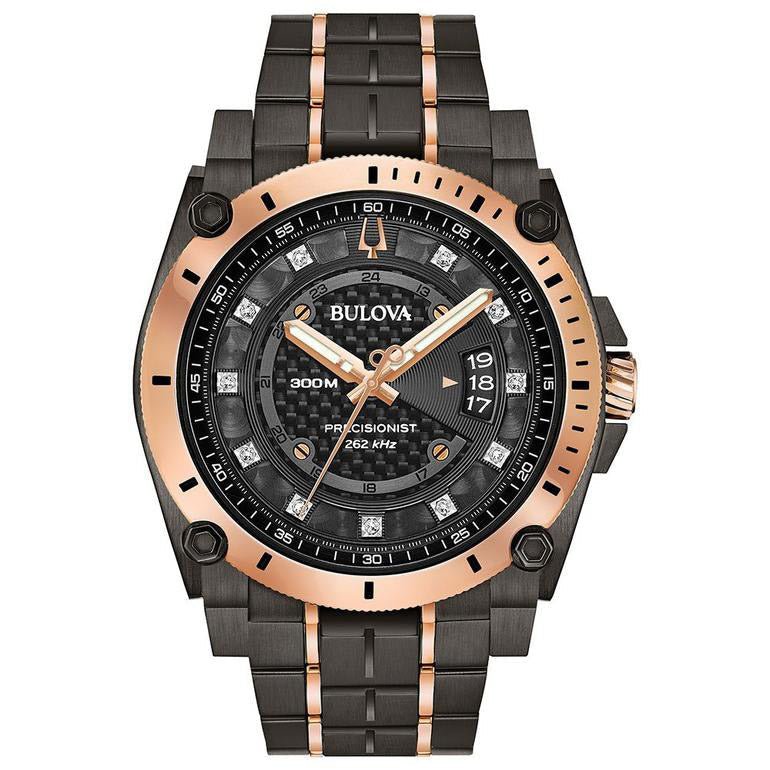 Bulova Icon Mens Black Watch 98d149 -korean beauty