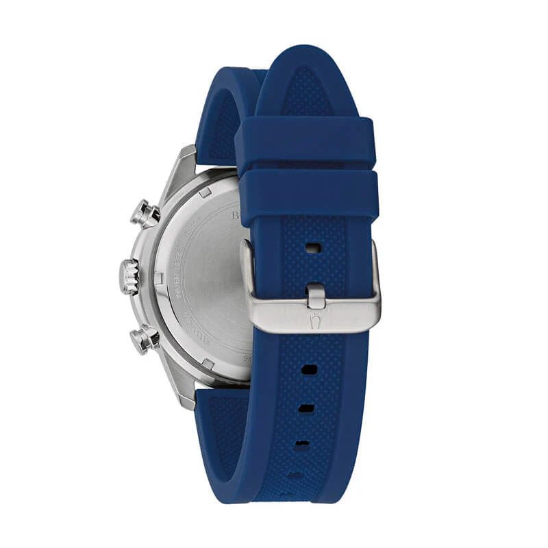 Bulova Exclusive Mens Blue Watch 98k111 -korean beauty