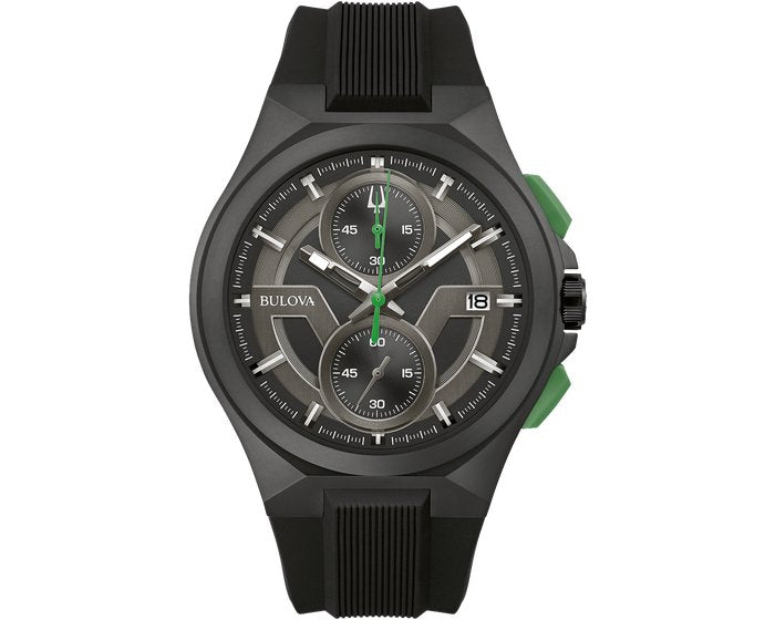 Gents Maquina Black Strap Watch 98b381 -korean beauty