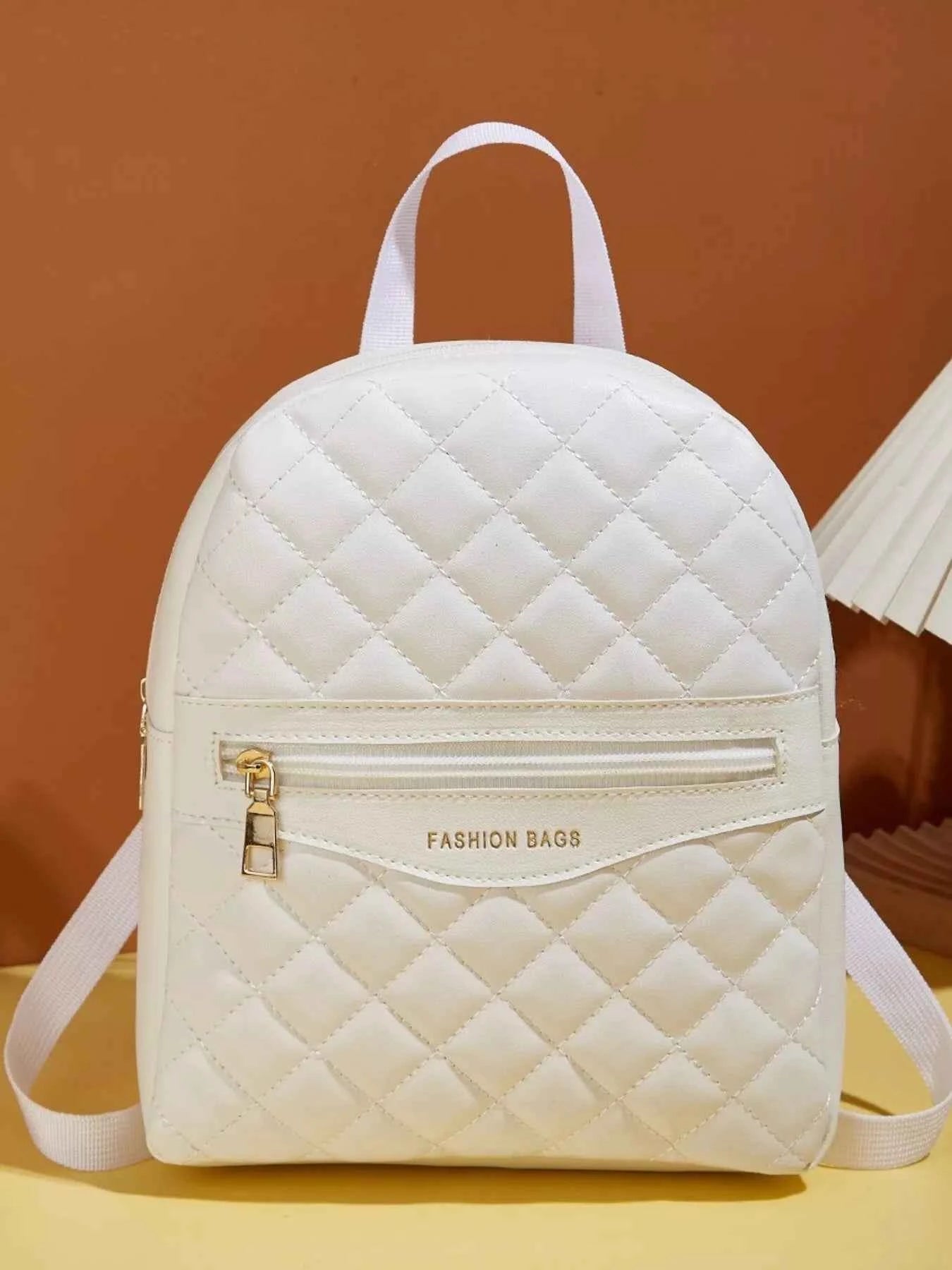 Quilted Lightweight Backpack Bag