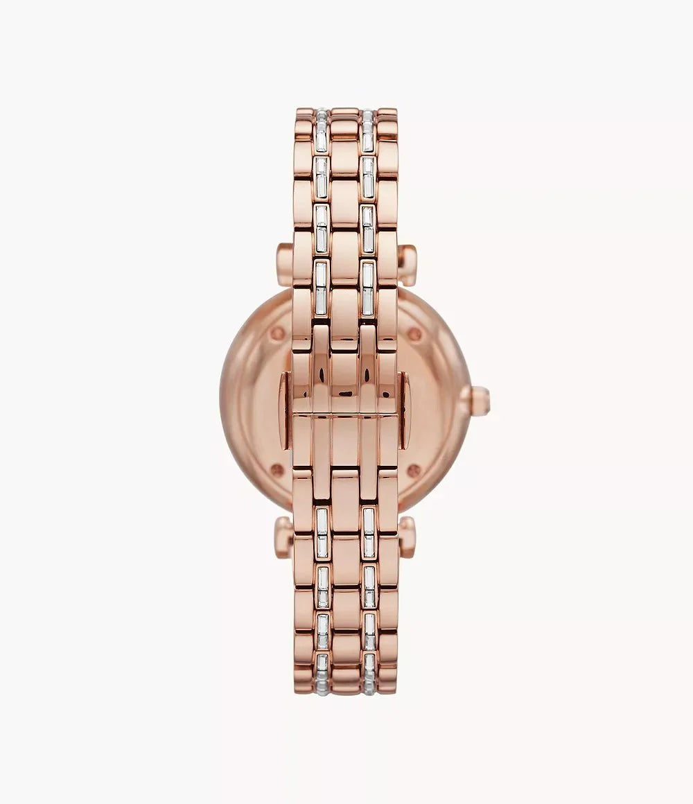 Emporio Armani Mens Ar11294 Rose Gold Tone Stainless Steel Chronograph Watch -korean beauty